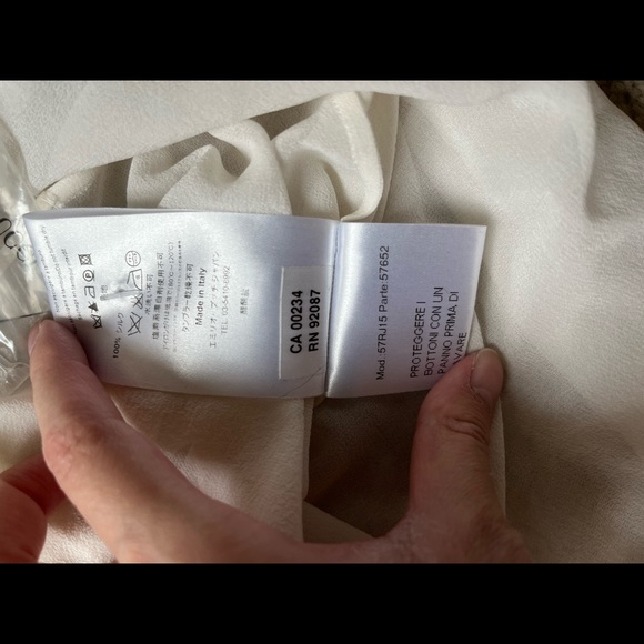 BNWT Emilio Pucci Ivory Blouse 36 - Picture 4 of 6